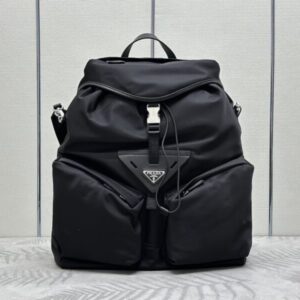 Replica Prada Re – Nylon Black Backpack