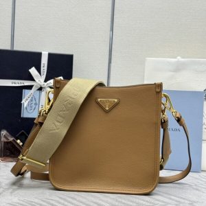 Replica Prada Saffiano Small Tote Black Brown