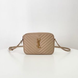 Replica YSL Lou Camera Bag Apricot
