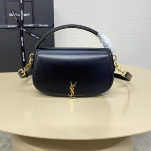 Replica YSL Voltaire Top Handle Black
