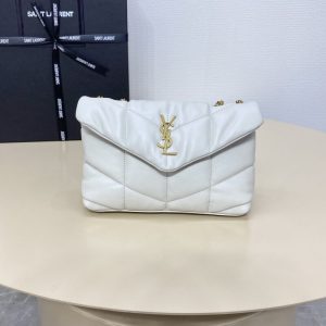 Replica YSL Loulou White Puffer