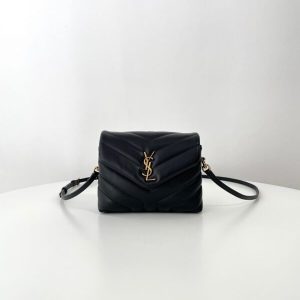 Replica YSL Loulou Mini Black