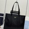 Replica Prada Antique Nappa Tote Black