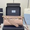 Replica Prada Pink Leather Handbag