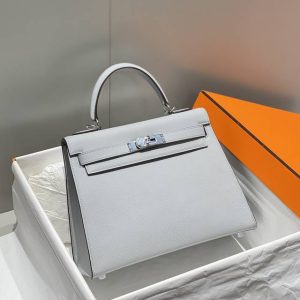 Replica Hermès Kelly Seagull Blue