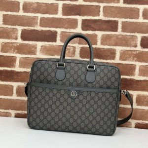 Replica Gucci Crossbody Briefcase Grey