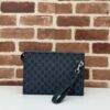 Replica Gucci GG Canvas Pouch Blue