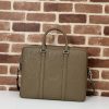 Replica Gucci Briefcase GG Leather Brown