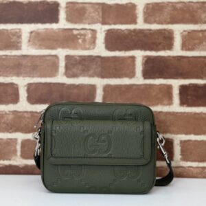 Replica Gucci Jumbo GG Crossbody Green