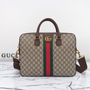 Replica Gucci Briefcase Canvas Beige