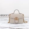 Replica Gucci GG Marmont Top Handle Beige