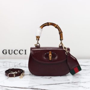 Replica Gucci Bamboo 1947 Bordeaux