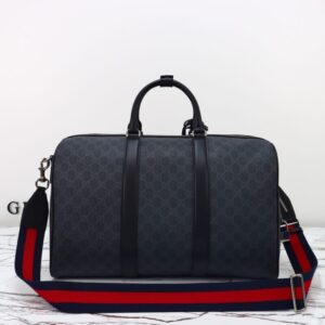 Replica Gucci GG Duffle Bag Black