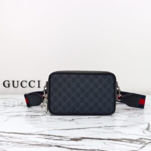 Replica Gucci GG Shoulder Bag Black