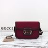 Replica Gucci G 1955 Horsebit Red Denim