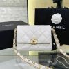 Replica CHANEL 19 Mini Flap White Bag