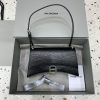 Replica Balenciaga Crush Small Black Silver