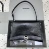 Replica Balenciaga Crush Large Black Silver