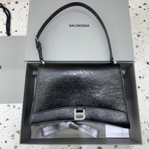 Replica Balenciaga Crush Large Black Silver