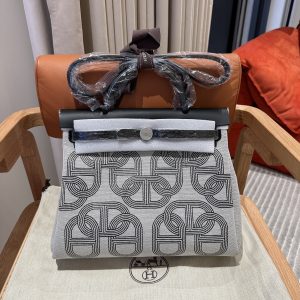 Replica Hermès Herbag 31Cm Circuit Black