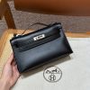 Replica Hermès Kelly Pochette Swift Black