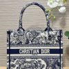 Replica Dior Tote Book Blue Tiger