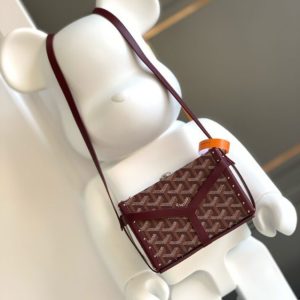 Replica Goyard Minaudière Trunk Bag Bordeaux