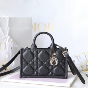 Replica Dior Tote Book Mini Black