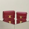 Replica Celine Triomphe Mini Bordeaux