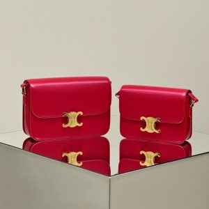 Replica Celine Triomphe Mini Red