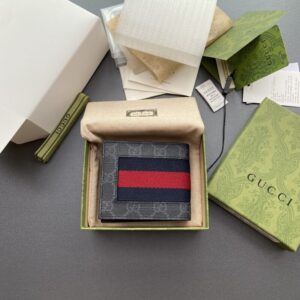Replica Gucci Double G Bifold Wallet Canvas