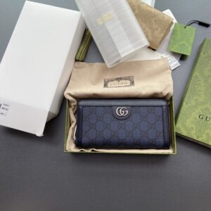 Replica Gucci Ophidia Zipper Wallet Black
