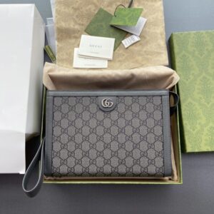 Replica Gucci G Ophidia Clutch Grey