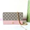 Replica Gucci GG Marmont Chain Bag Pink
