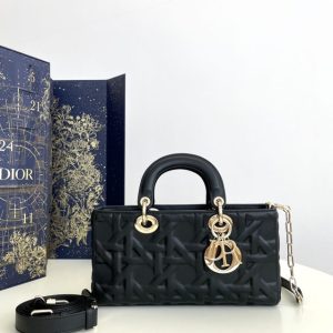 Replica Dior Lady D – Joy Large Bag Black New