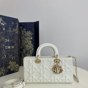 Replica Dior Lady D – Joy Large Bag New White