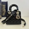 Replica Lady Dior Patent Black Abc