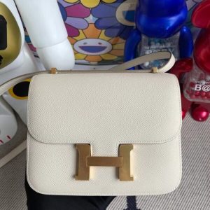 Replica Hermès Constance 18Cm White