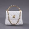 Replica CHANEL 23B Pearl White Handle Bag