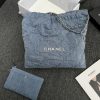 Replica CHANEL 22 Medium Handbag Denim