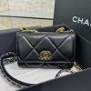 Replica CHANEL 19 Wallet on Chain Black
