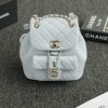 Replica CHANEL 23A Backpack Small Light Blue