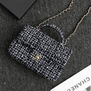 Replica CHANEL 24p Tweed Black and White