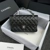Replica CHANEL Classic Flap 23cm Black Silver