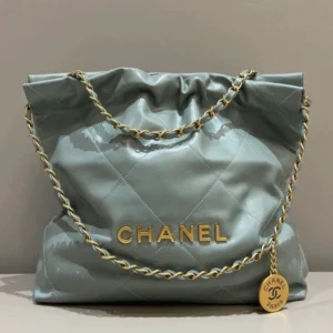 chanel 22 bag medium Mint Green