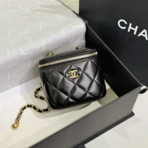 Chanel Vanity Box Bag black