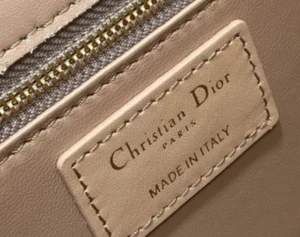Dior Leather Logo Tag detail 